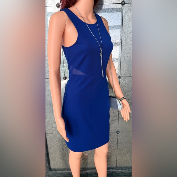Love Culture Blue Midi Dress Excellent Condition - Picture 4 of 15